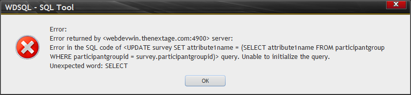 HF SQL Doesn’t support complex Update Statements – wxBlog – All things ...