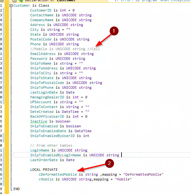 Mapping Attribute and Class&nbsp;Properties