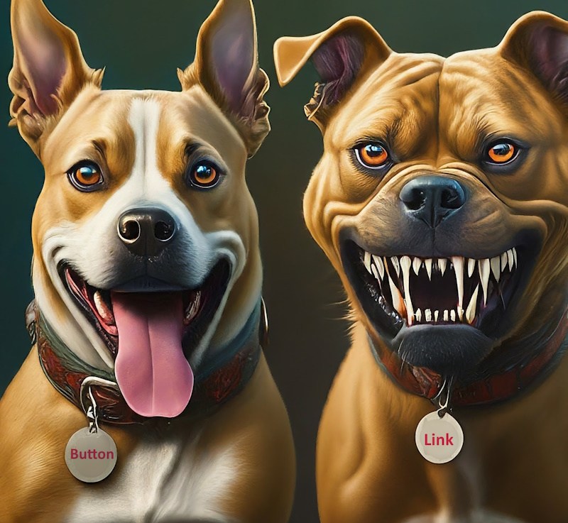 Buttons are good, Links are&nbsp;Evil?